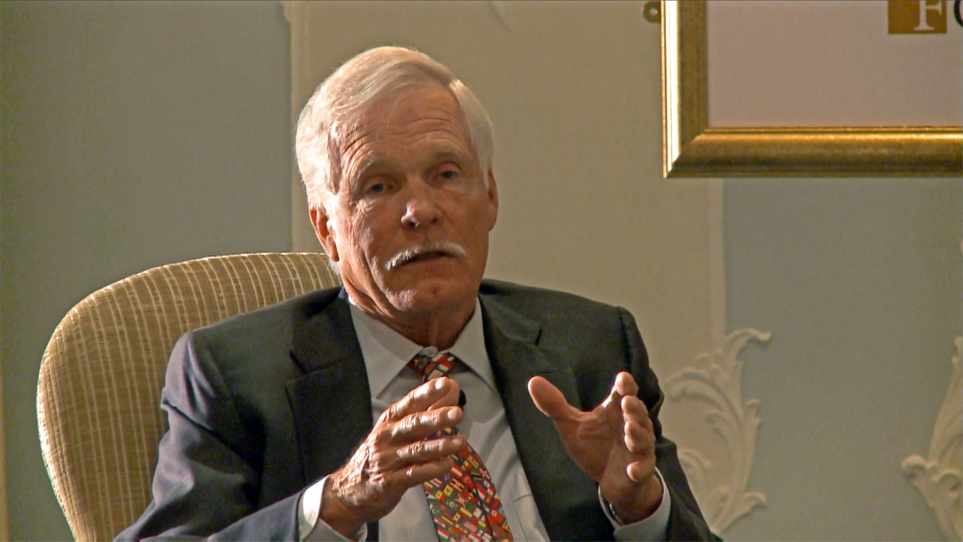 Ted Turner Disparity film still, Ted Turner