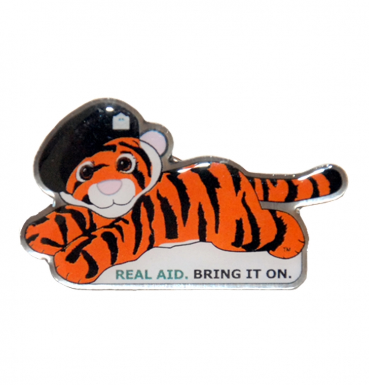 Tiger Tim Lapel Pin Badge
